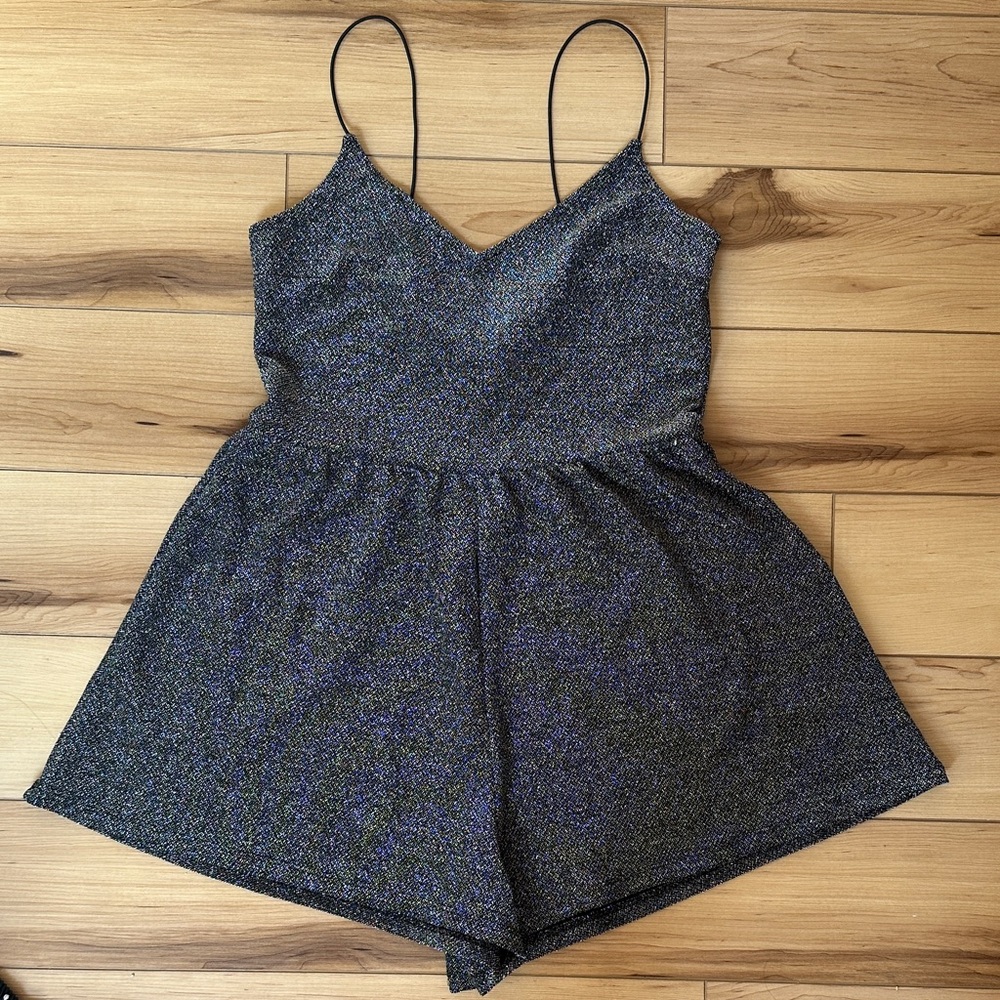 H&M Black Sparkle Jumpsuit